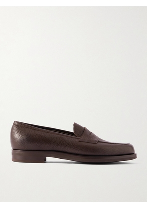 Edward Green - Pimlico Full-Grain Leather Penny Loafers - Men - Brown - UK 7