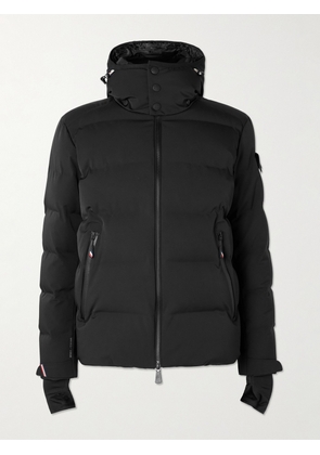 Moncler Grenoble - Montgetech Logo-Appliquéd Quilted Stretch-Nylon Hooded Down Ski Jacket - Men - Black - 1
