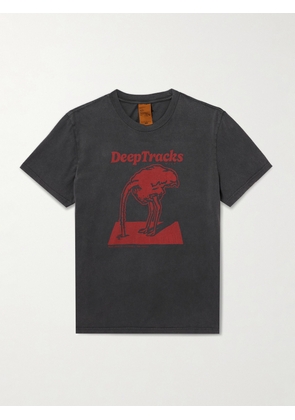 Nudie Jeans - Roy Printed Garment-Dyed Organic Cotton-Jersey T-Shirt - Men - Gray - XS