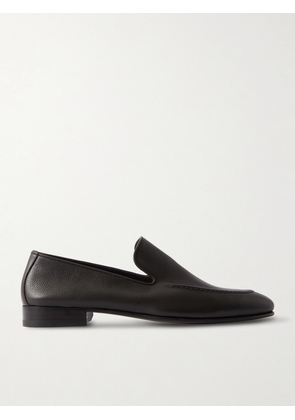 Manolo Blahnik - Truro Full-Grain Leather Loafers - Men - Brown - UK 6