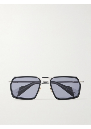 Jacques Marie Mage - GT-R Aviator-Style Titanium and Acetate Sunglasses - Men - Silver