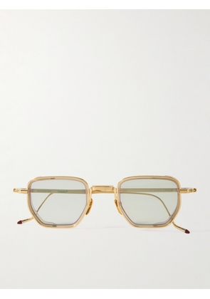 Jacques Marie Mage - Atkins D-Frame Gold and Silver-Tone Beta Titanium Sunglasses - Men - Gold