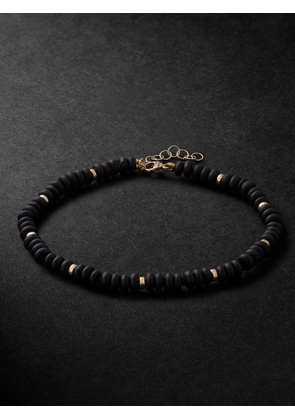 JIA JIA - Gold Onyx Bracelet - Men - Gold