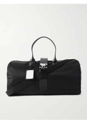 FPM Milano - Butterfly Leather-Trimmed Nylon Duffle Bag - Men - Black
