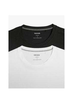 Mens Reiss Flex Set Of Two Stretch-Jersey T-Shirts