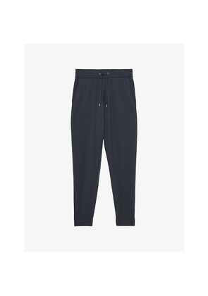 Mens Reiss Billings Drawstring-Waist Wool-Blend Jogging Bottoms