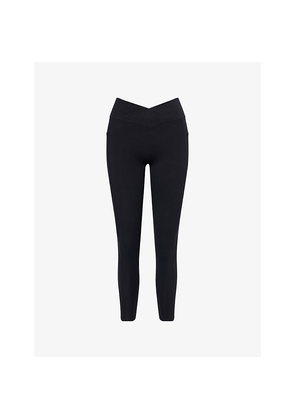 Womens Bo+Tee Soft Active High-Waist Gym Leggings