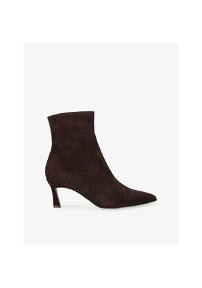 Womens Steve Madden Lulah Suede Heeled Ankle Boots