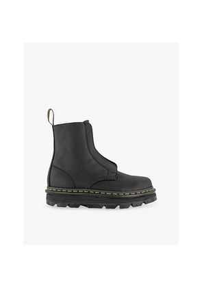 Womens Dr. Martens Zebzag Laceless Leather Ankle Boots