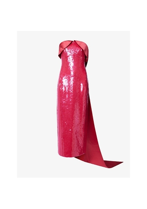 Womens Huishan Zhang Greta Sequin Woven Gown