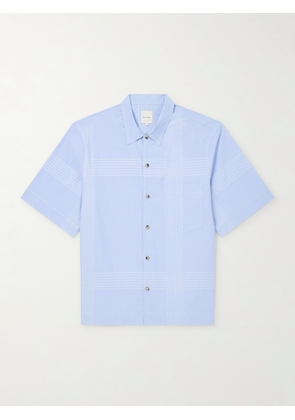 Paul Smith - Checked Cotton Shirt - Men - Blue - S