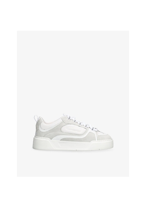 Mens Cleens Essential Suede and Mesh Trainers