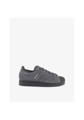 Mens Adidas Superstar II Suede Trainers