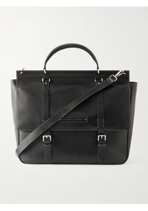 Brunello Cucinelli - Full-Grain Leather Weekend Bag - Men - Black