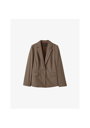 Womens Joseph Marty Single-Breasted Wool Blazer