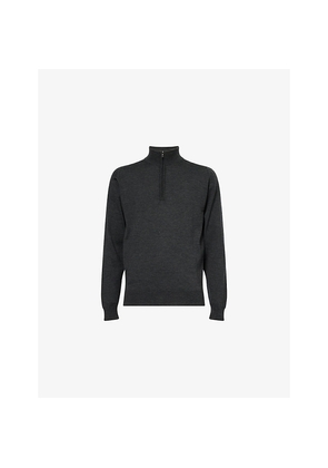 Mens John Smedley High-Neck Gauge Wool Jumper