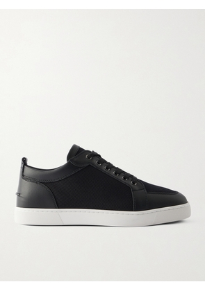 Christian Louboutin - Rantulow Cotton-Twill and Leather Sneakers - Men - Black - EU 40