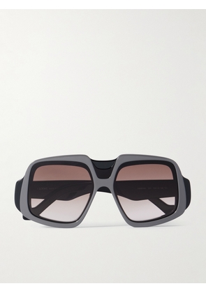 LOEWE - Anagram Square-Frame Acetate Sunglasses - Men - Black