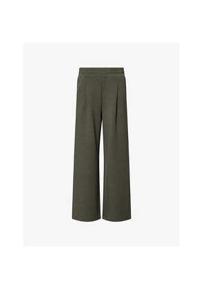 Womens Varley The Extra Wide-Leg 29.5 Jersey Trousers