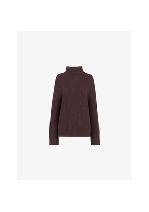 Womens Whistles Heavy Roll-Neck Wool Jumper
