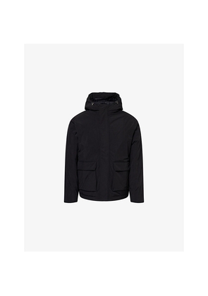 Mens Arne Flap-Pocket Padded Jacket