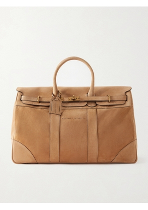 Brunello Cucinelli - Suede Weekend Bag - Men - Brown