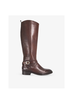 Womens Dune Talias Leather Knee-High Boots