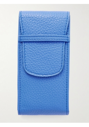 Rapport London - Portobello Full-Grain Leather Watch Pouch - Men - Blue