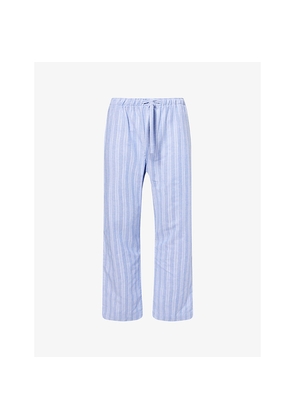 Mens Derek Rose Arran Striped Cotton Pyjama Trousers