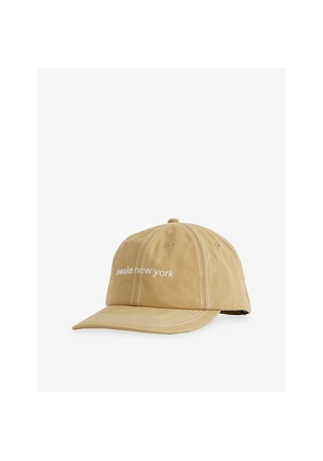 Mens Awake Ny Stitch Panel Cotton Cap