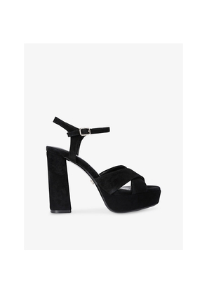 Womens Carvela Cinzia Suede Platform Sandals