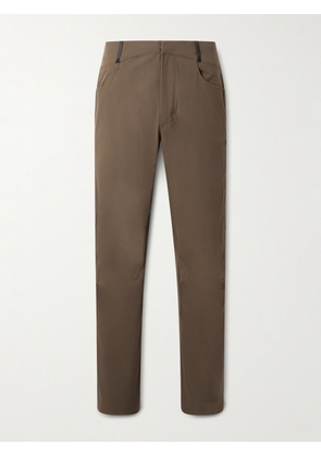 Portal - Traka Straight-Leg Recycled-Shell Trousers - Men - Brown - XS