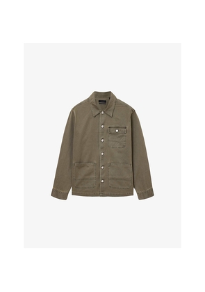 Mens Allsaints Nevis Relaxed-Fit Cotton Shirt