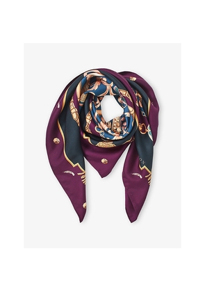 Womens Aspinal Of London Signature Silk Scarf