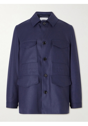Lardini - Cashmere and Modal-Blend Twill Field Jacket - Men - Blue - IT 46