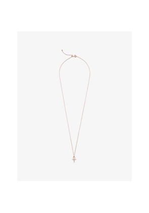 Kismet By Milka Ankh Mini 0.04ct Diamond Pendant Necklace