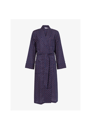 Mens Derek Rose Nelson Cotton Robe