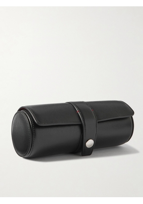 Brunello Cucinelli - Textured-Leather Watch Roll - Men - Black