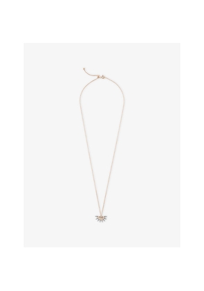 Womens Kismet By Milka Curvature Metal and 0.20ct Diamond Pendant Necklace