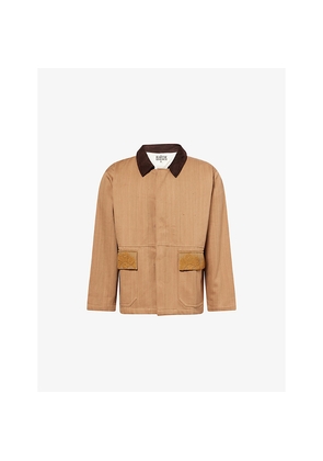 Mens Kartik Research Jodhpur Hand-Embroidered Cotton Jacket