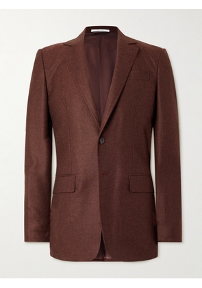 Gabriela Hearst - Irving Wool and Cashmere-Blend Flannel Suit Jacket - Men - Red - IT 46