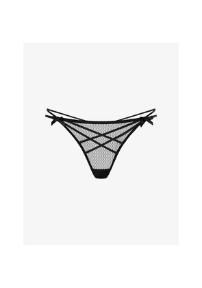Womens Agent Provocateur Nicki G-String Mesh Thong