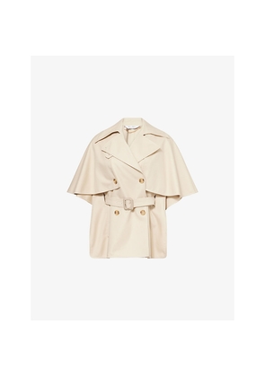 Womens Max Mara Sigfrid Belted Cotton Cape