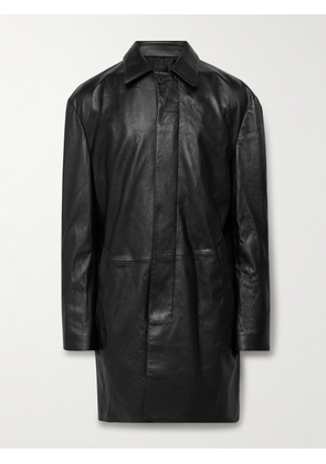Balenciaga - Leather Coat - Men - Black - IT 48