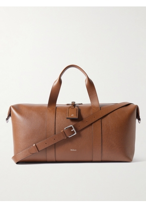 Mulberry - Heritage Medium Clipper Full-Grain Leather Weekend Bag - Men - Brown