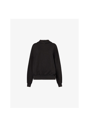 Womens Gymshark Power Washed Oversized Cotton-Jersey Hoody