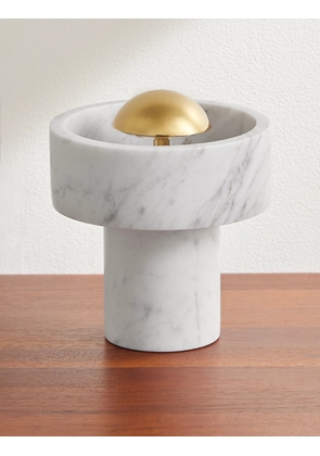 Tom Dixon - Stone Portable Marble and Gold-Tone LED Lamp - Men - Gray