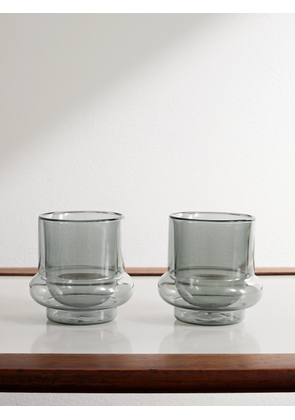 Tom Dixon - Bump Set of Two Glass Coffee Cups - Men - Neutrals