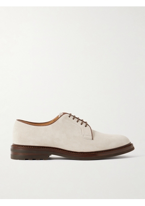 Brunello Cucinelli - Suede Derby Shoes - Men - White - EU 40