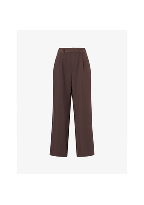 Womens Dissh Elle Wide-Leg Stretch-Woven Trousers
